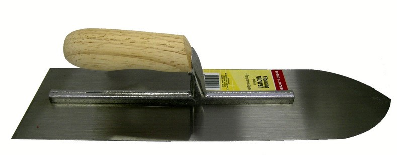 SPEAR & JACKSON - TROWEL FLOORING - 400MM - TIMBER HANDLE